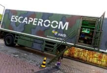 escaperoom - foto van de truck met escaperoom