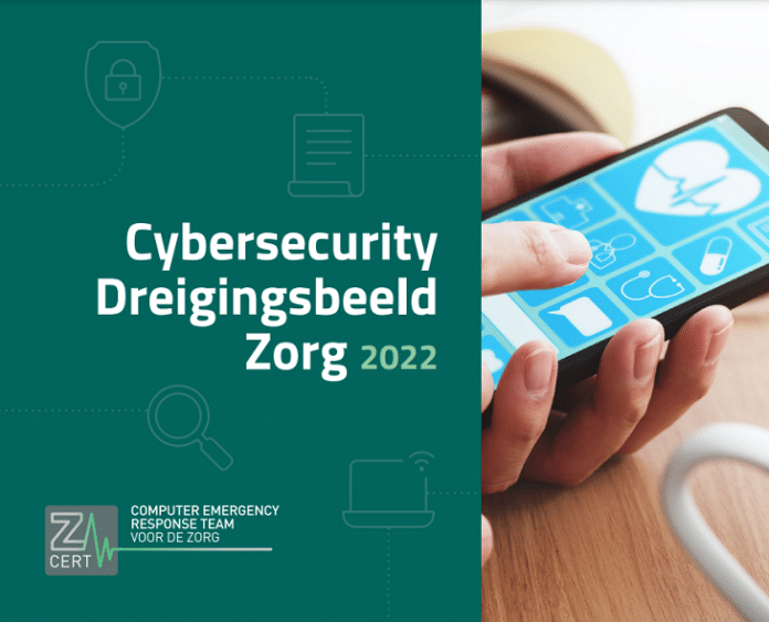 Cybersecurity Dreigingsbeeld Zorg 2022 - cover van het Z-CERT-rapport