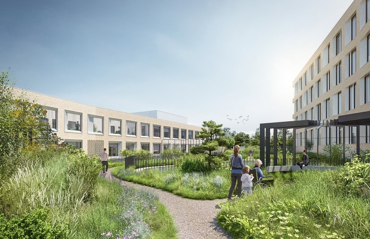 UCP - artist's impression van de daktuin