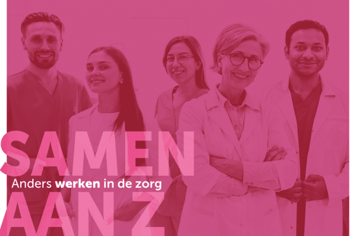 Samen aan Z - projectbanner met zorgverleners en de naam van het project