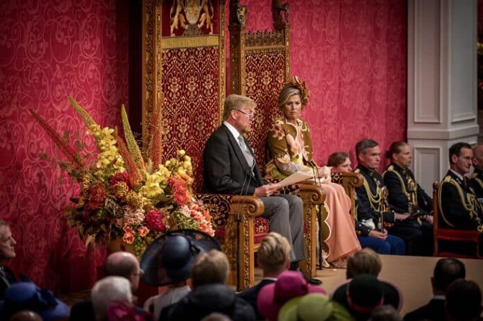 Prinsjesdag - de koning leest de troonrede voor