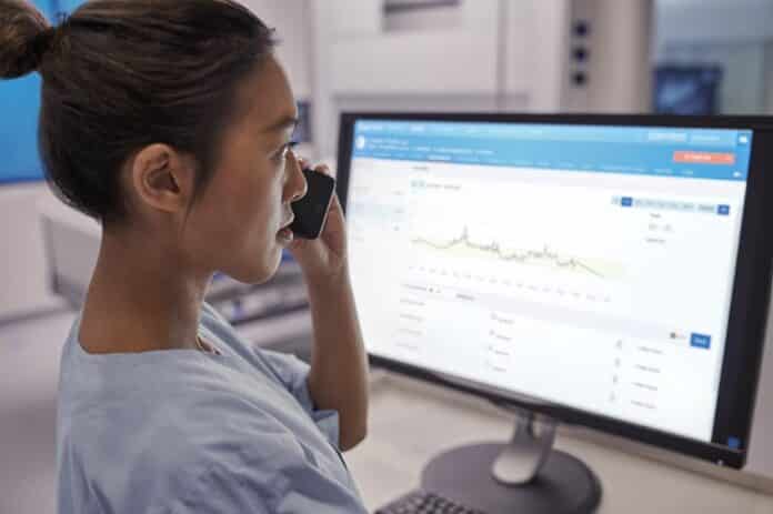 Telemonitoring door zorgverlener met het Healthdot platform