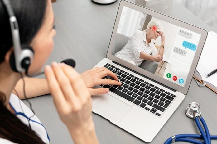 beeldbellen van patiënt en arts